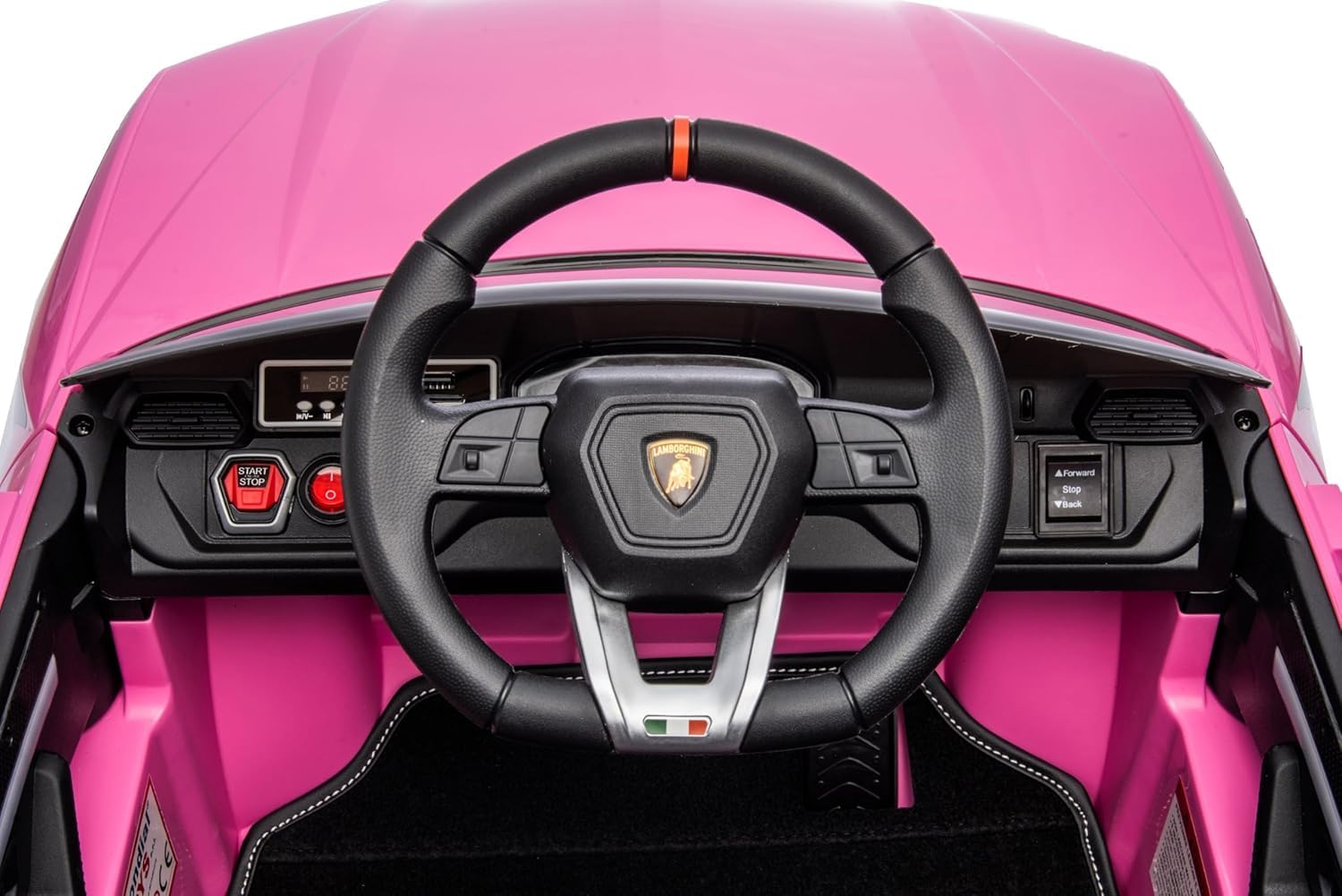 FINOOS Coche Eléctrico para niños Lambo Urus 12V con Control Remoto 1-4 Años Rosa