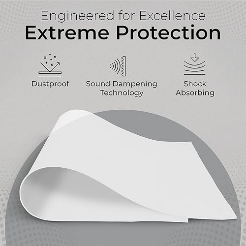 Miniatura 33 de Exactly Rubber - Hoja de silicona translúcida, hoja de goma de durómetro 50A, silicona semitransparente, resistente -80 a 450 °F, mantel individual
