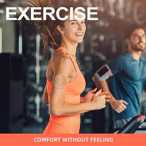 Miniatura 5 de Carbou Parches adhesivos Freestyle, 25 parches transpirables impermeables para sensor CMG para Libre, Enlite, Guardian, cubiertas de sensor