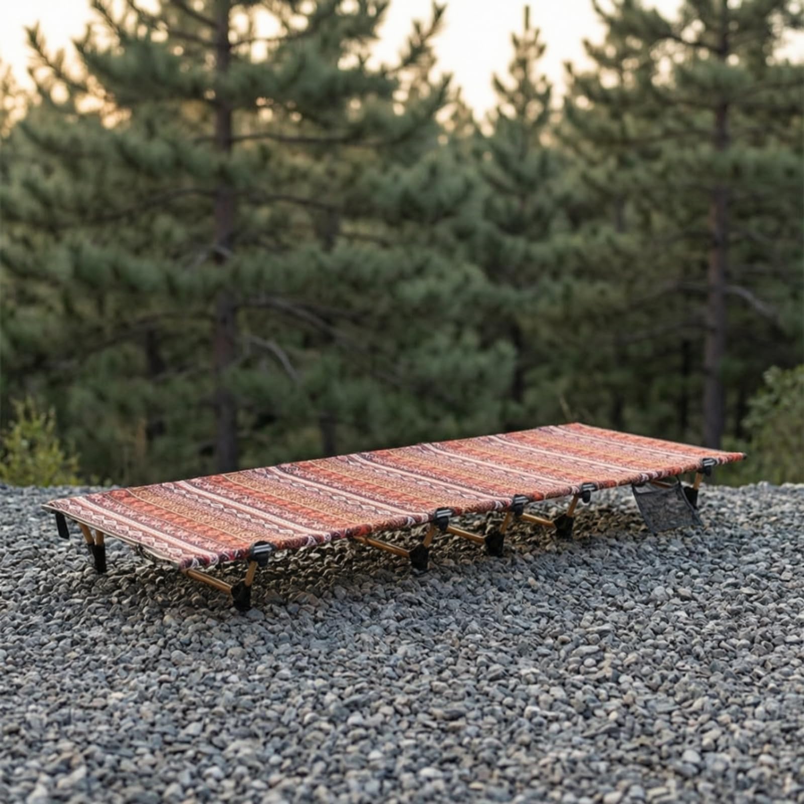 Sharplace Tragbares Klappbett Campingbett Feldbett Liege Reisebett mit 7075 Aluminiumlegierung Und Reißfestem Oxford Material Bis 150 Kg Belastbar Rascher, Grün