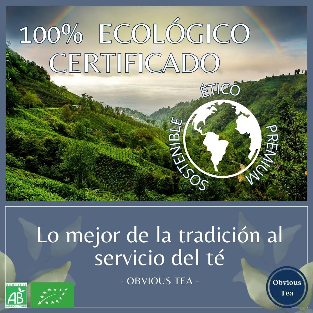 Rooibos Orgánico Infusión Vegana Hoja Suelta 100% Natural Libre de OGM Agricultura Ecológica Envasado en Francia 200g