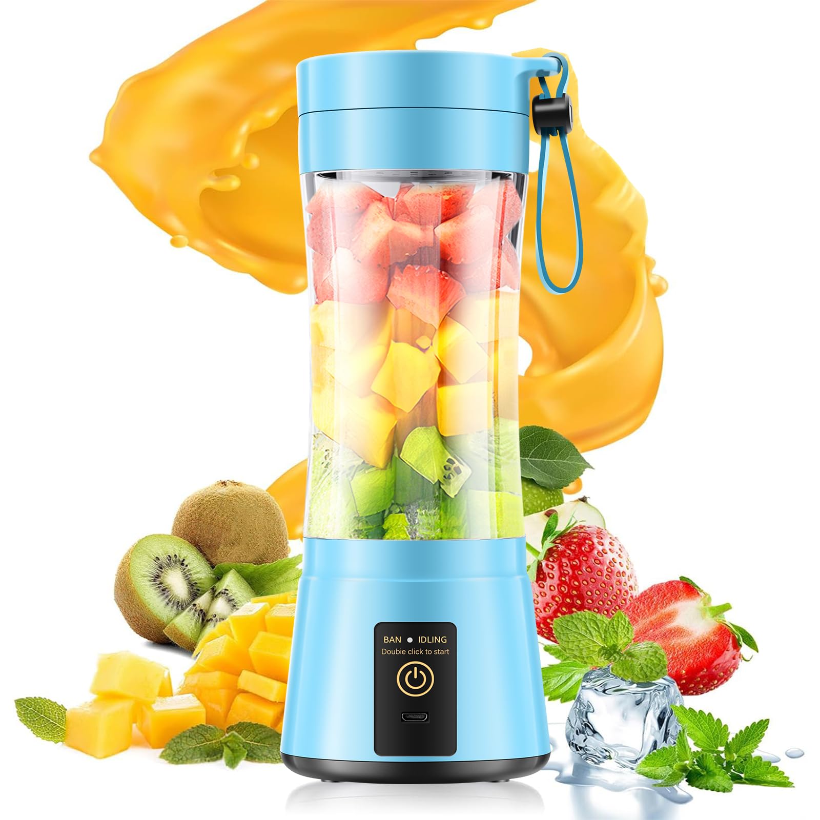 Mini Personal Portable Blender - 12oz Smoothie Blender Juice Cup