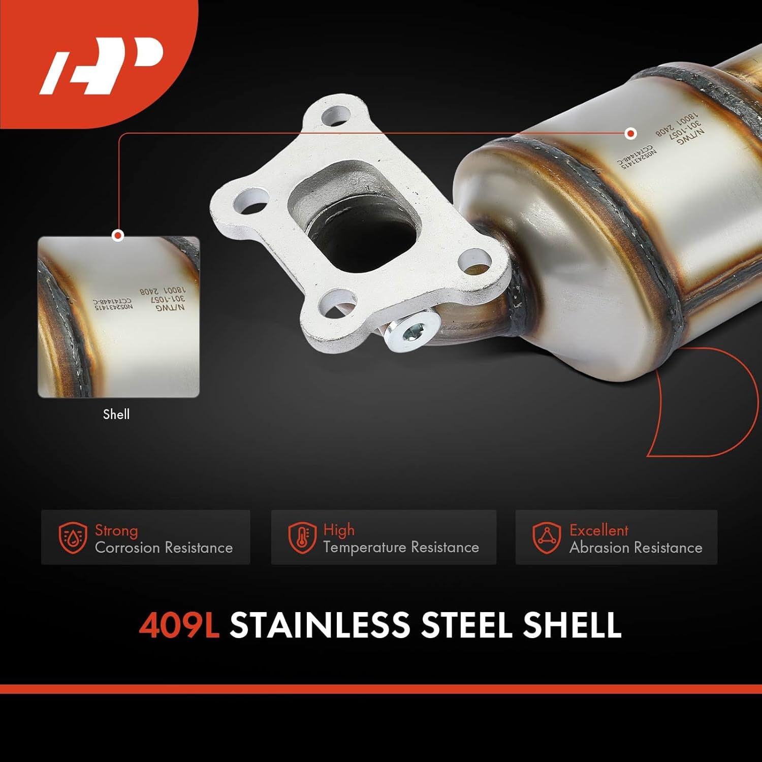 A-Premium Rear Catalytic Converter with Gasket Kit Direct-Fit Compatible with Chevrolet Impala 2012-2013, Impala Limited 2014-2016, 3.6L, E.P.A. Compliant, Replace# 22839597