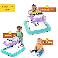 Vista 59 de Bright Starts Giggling Safari Walker with Easy Fold Frame for Storage, Ages 6 Months +