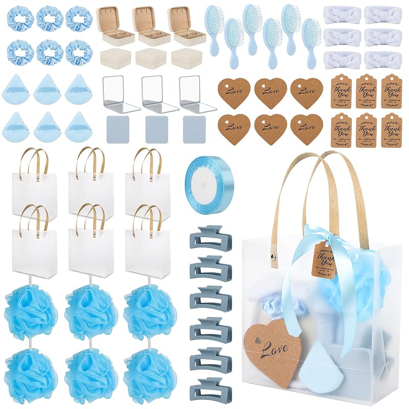 WAYASDCU Kit com 6 Sacolas de Brindes para Festas, 67 Peças