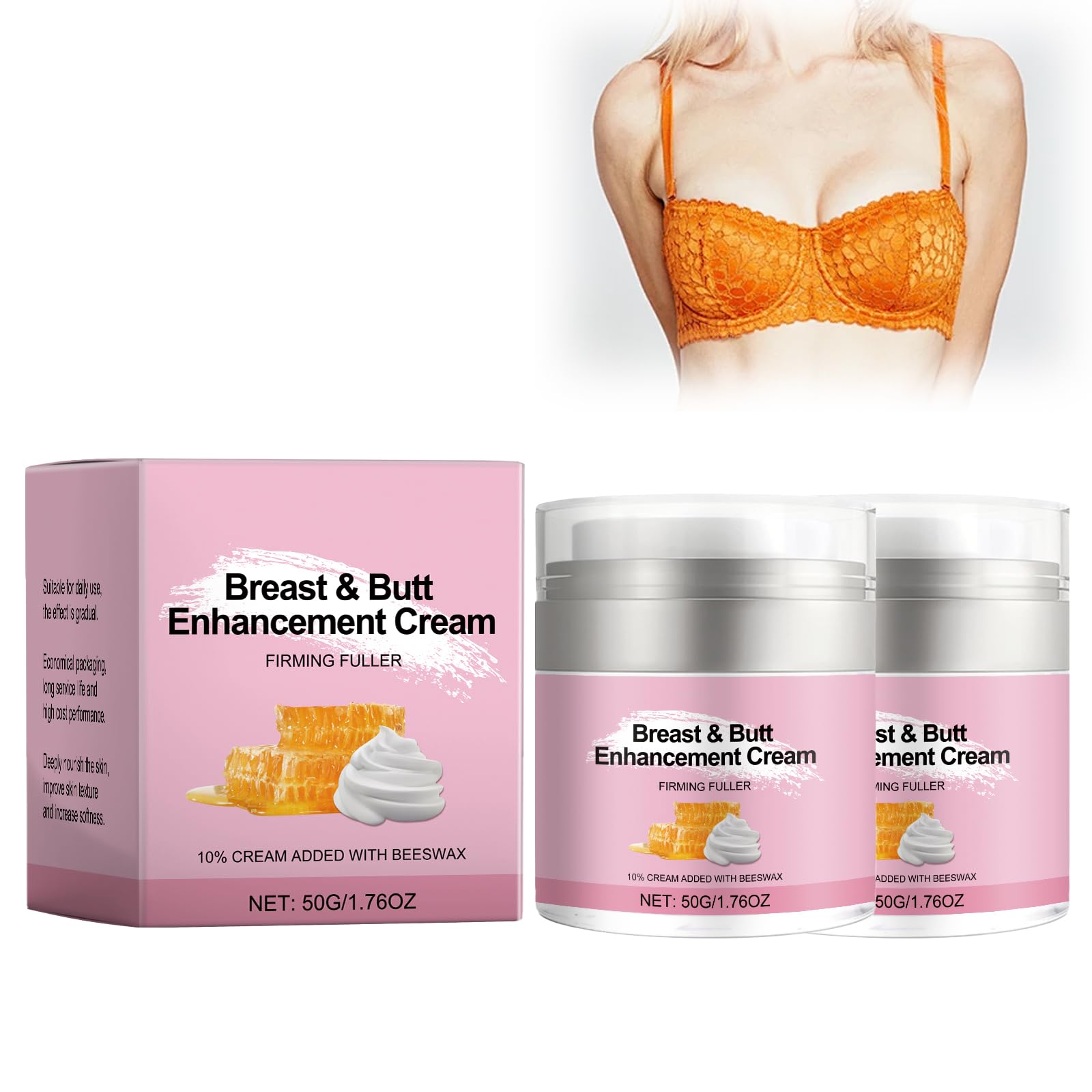 Crème Pour Fesses Et Seins, Crème D'augmentation Mammaire Crème Pour Relever Les Fesses Hydratant Pour Raffermir Soulever Les Seins Et Les Fesses Peau Ferme Rebondie Et Volumineuse