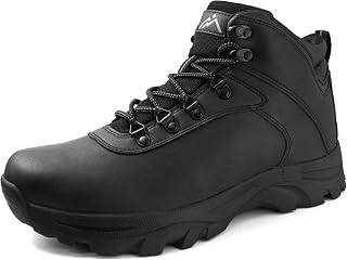 CC-Los Mens Waterproof Hiking & Walking Boots Non-Slip Soft Toe All-Terrain | Upgraded Better Fit, Waterproof Keeps Feet Dry, Non-Slip All-Terrain Grip, Wide Toe Box, Durable Build, for Hiking & Work
