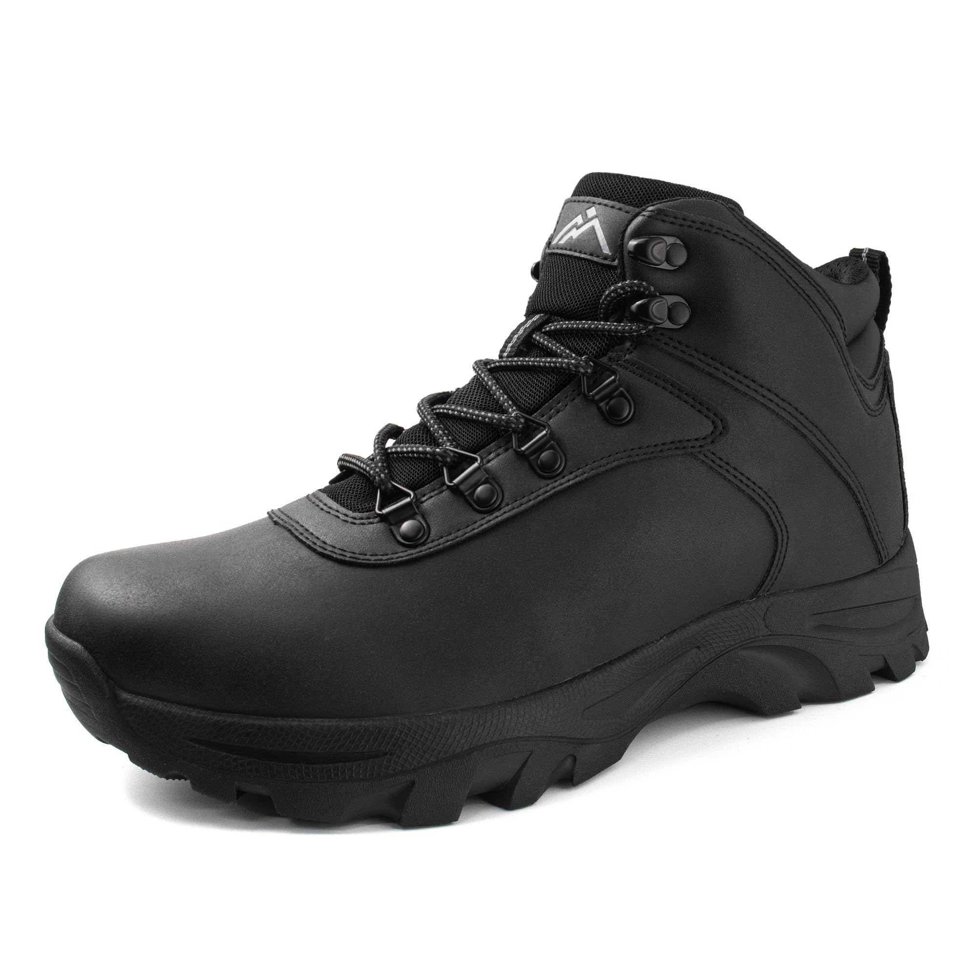 CC-Los Herren Wasserdichte Wander Trekkingschuhe, Rutschfest Leichte Outdoorschuhe Arbeit Wanderschuhe mit Robuster Profilsohle für breite Füße Atmungsaktiv Größe 40-48