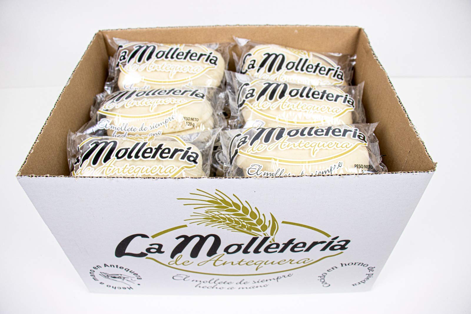 Mollete Mediano 60g 52 uds