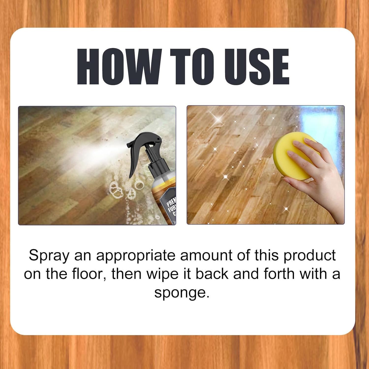 Pulidor de cera de abeja natural de 100 ml para muebles, espray de cera de abeja natural, limpiador de muebles premium, spray de cera de abeja micromolecularizada natural, para suelo, mesa, silla,