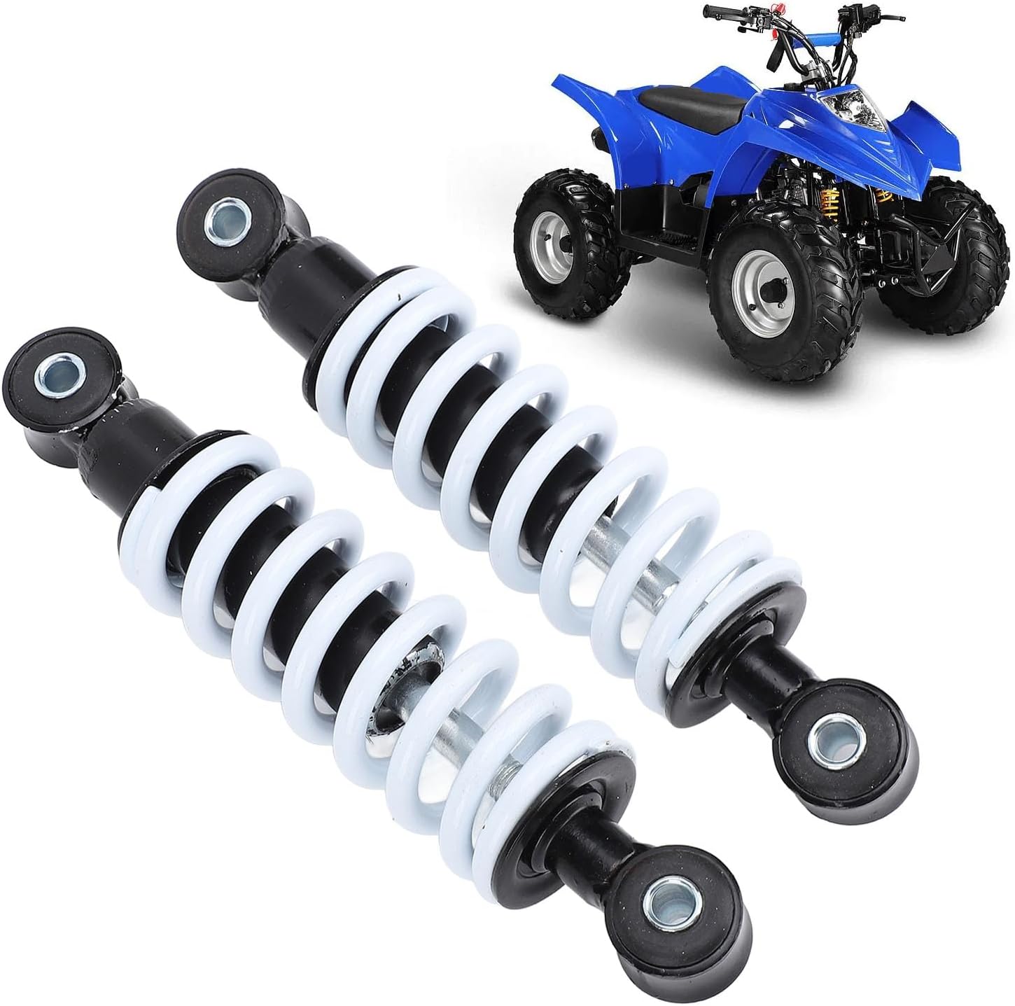 2 szt. 190mm Amortyzator Motocyklowy Motocykl Regulowany Amortyzator 200LBS Obciążenie Sprężyna o Wysokiej Wydajności dla Mini Motor Terenowy Skuter