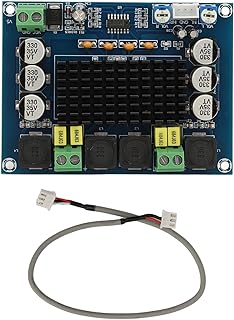Amplifier Board, DC12-26V TPA3116D2 High Efficiency Dual Channel PCB Amplifier 2x120W for Performance
