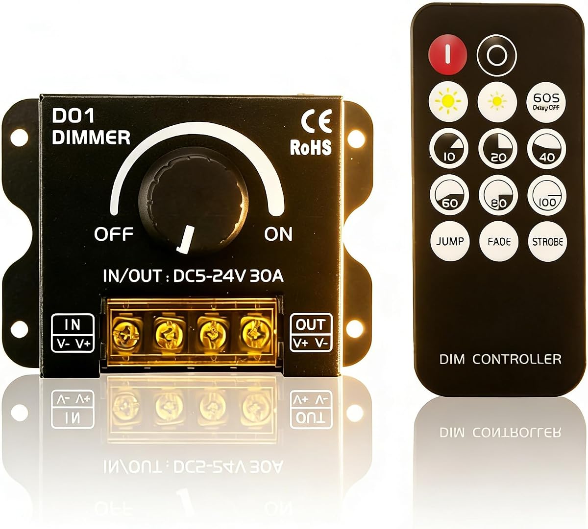 5V 12V 24V LED Dimmer Switch