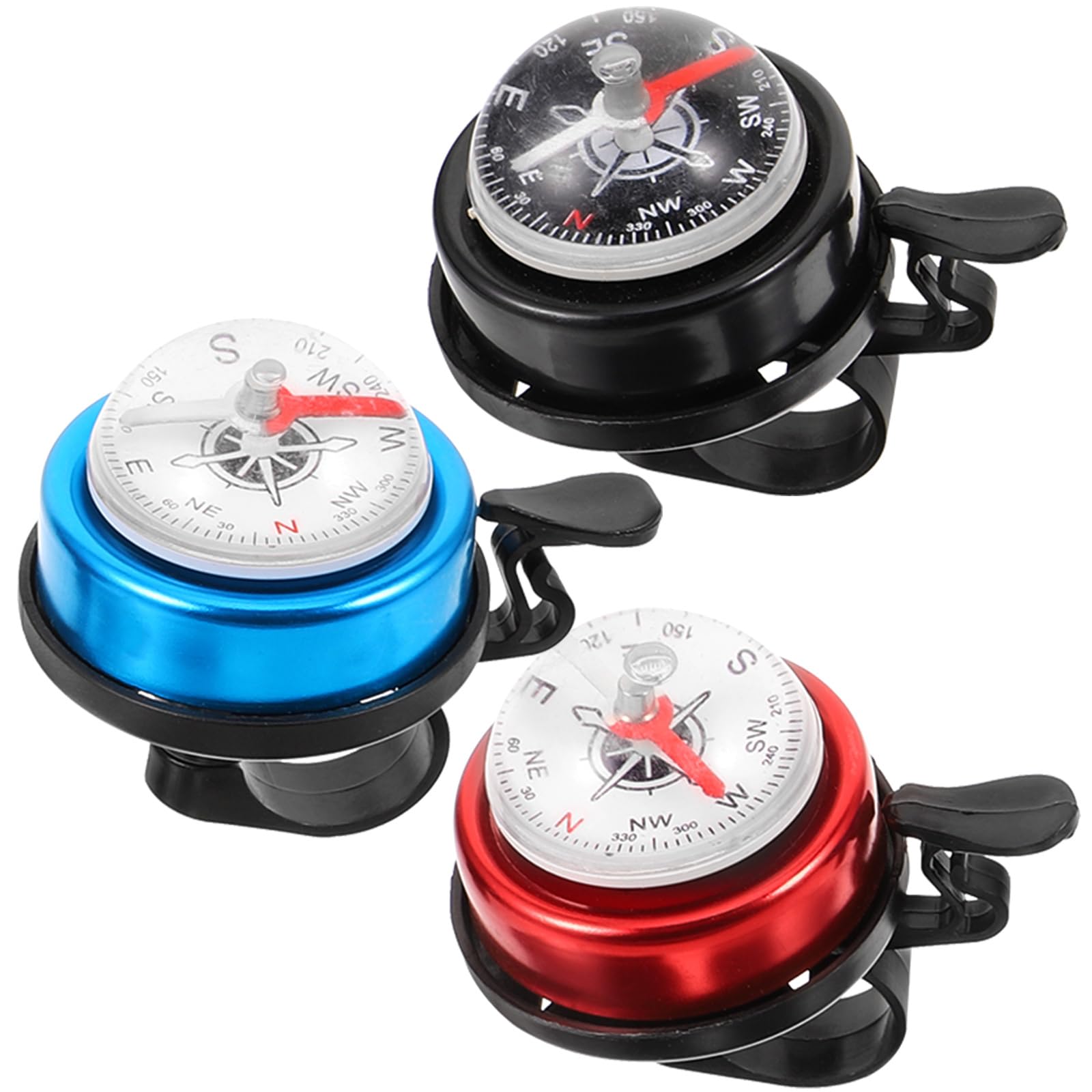 BESPORTBLE Bell Bike Accessories 3pcs Aluminum Alloy Bike Ring Bell Electric Vehicles