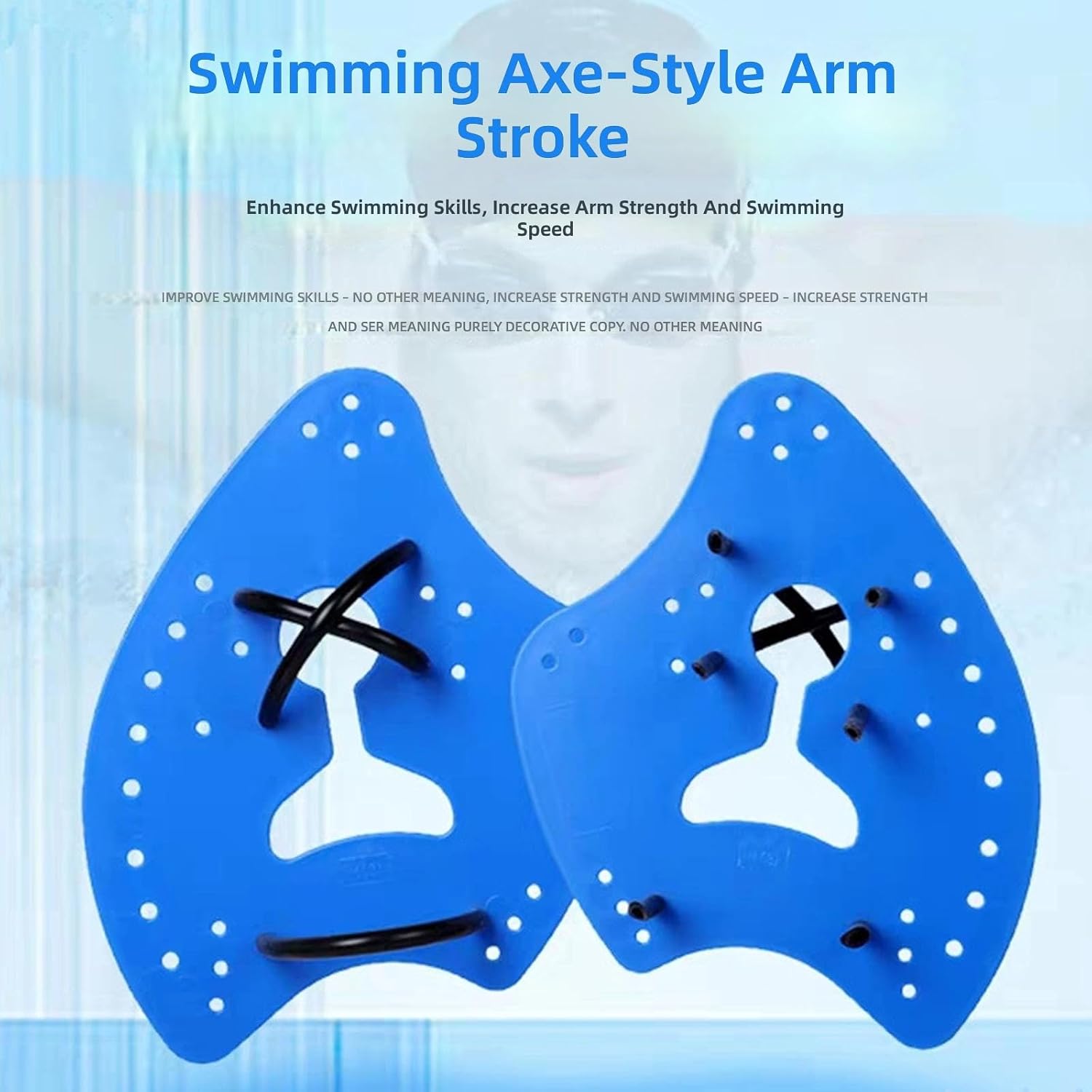 Hydrophobic Swim Hand Paddles Designed to Reduce Resistance Silicone Materials for Durability Use All Swimmers Low Resistance Hand Paddles