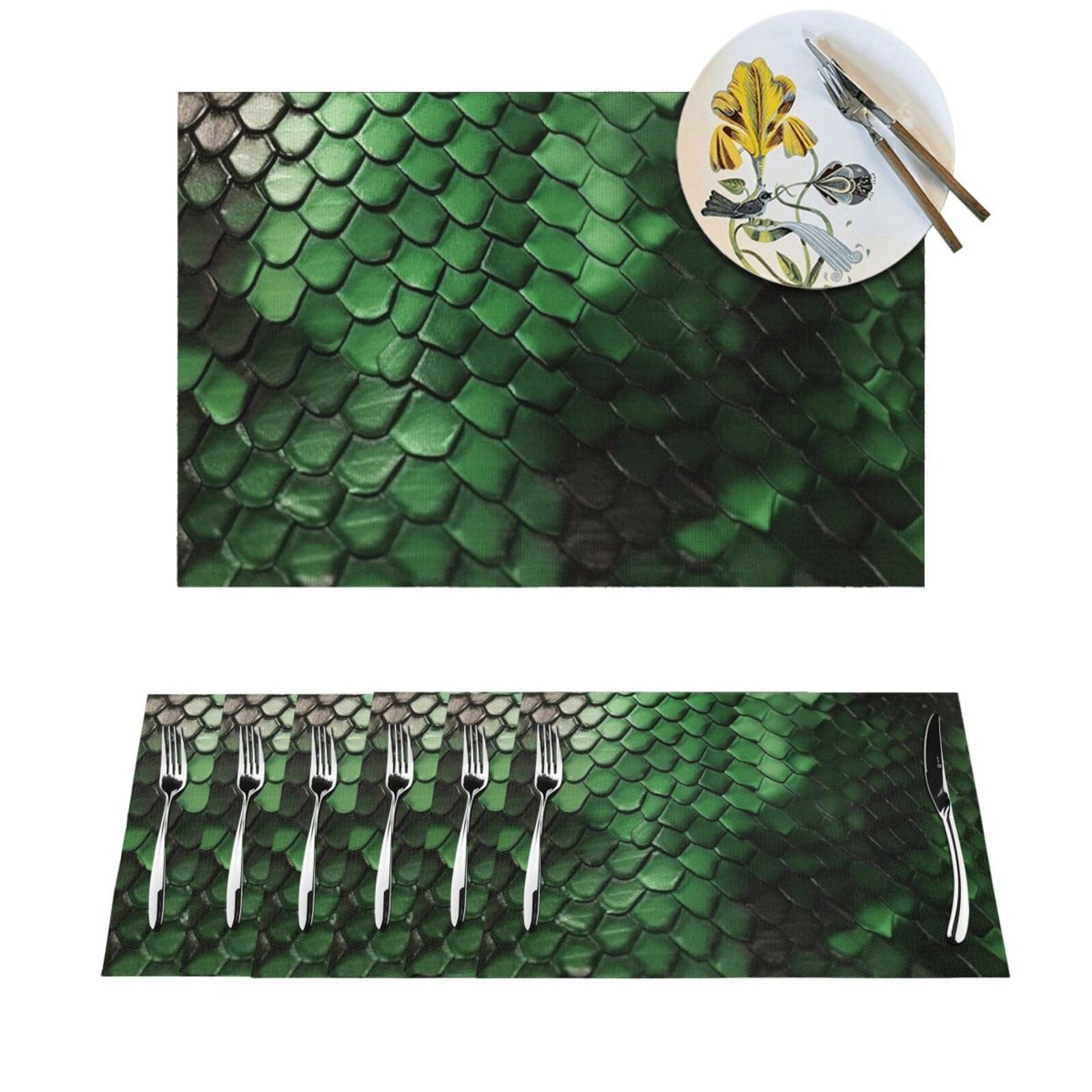 Sets de table lavables en PVC résistant à la chaleur pour protection de table