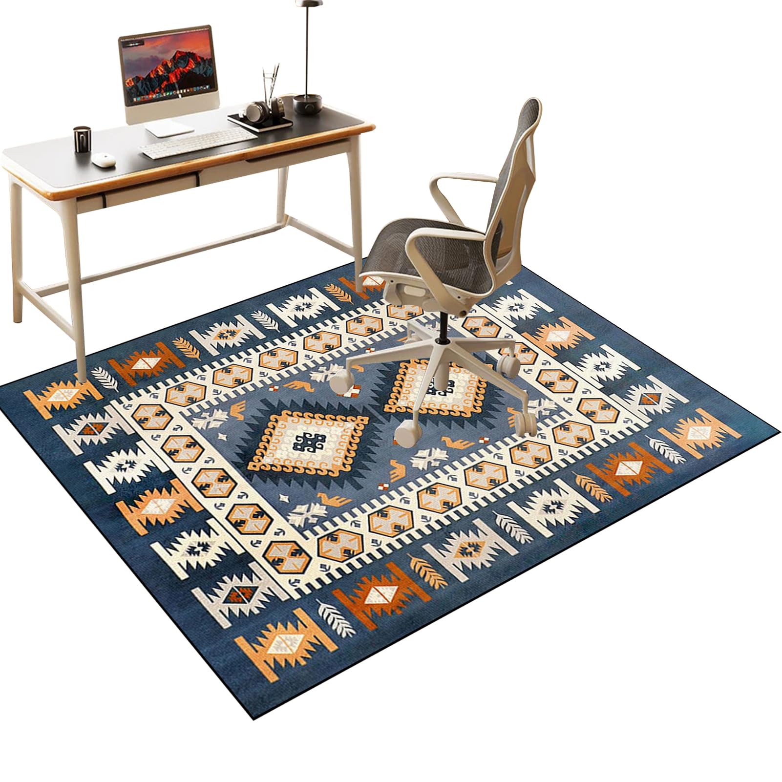Office Chair Mat for Carpeted and Hardwood Floor, Desk Chair Mat for wooden Floors, Heavy Duty Gaming Chair Mat for Office Home, Floor Protector Mat for Rolling Chair, Computer Chair Rug 70 x 80 cm — image 1