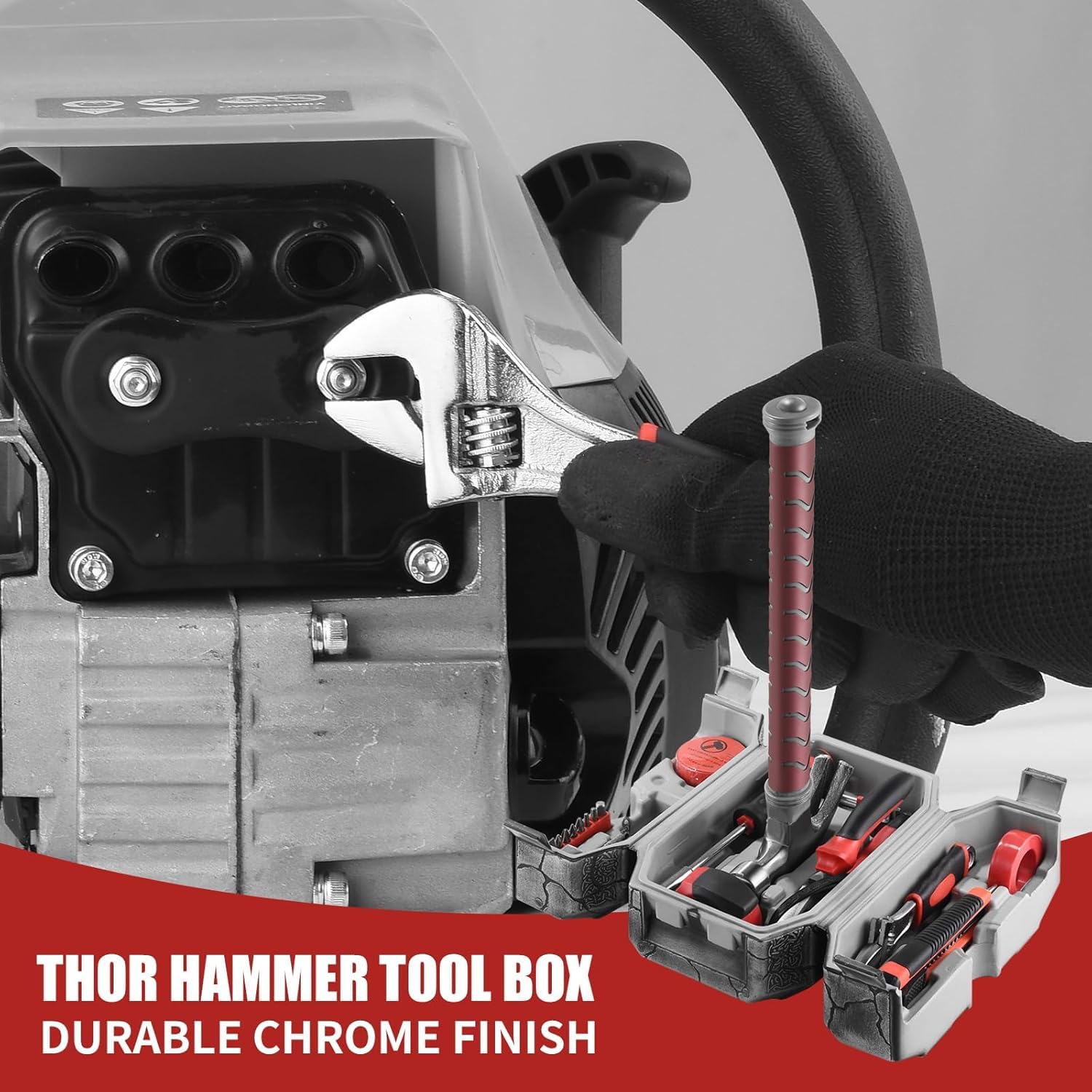 Mjölnir - Martillo de Thor - Juego de herramientas multifunción de 28 piezas para pasatiempos y coleccionistas