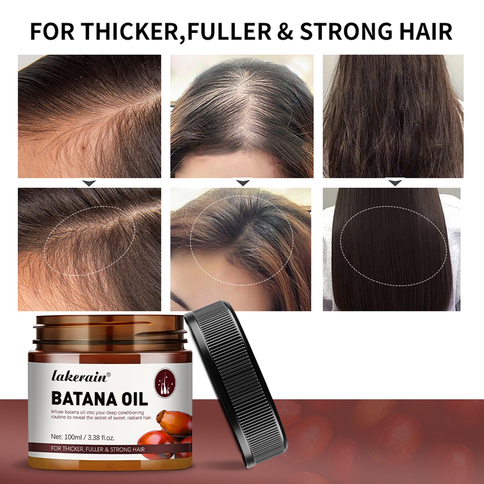 Raw Batana Oil for Hair Growth 100% Natural Pure Batana oil - Image 3