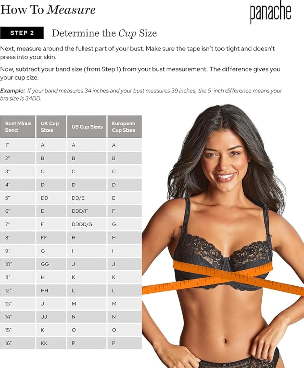 Panache Women's Rocha Full Coverage Lace Wireless Side Support Bra | Stretch Lace & Wide Underband for Soft Fit - Image 3