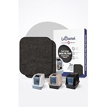 LeChaton XXL B y k Boy Kapal  Kedi Tuvaleti  in 2'li Filtre 13x14 cm 6 mm