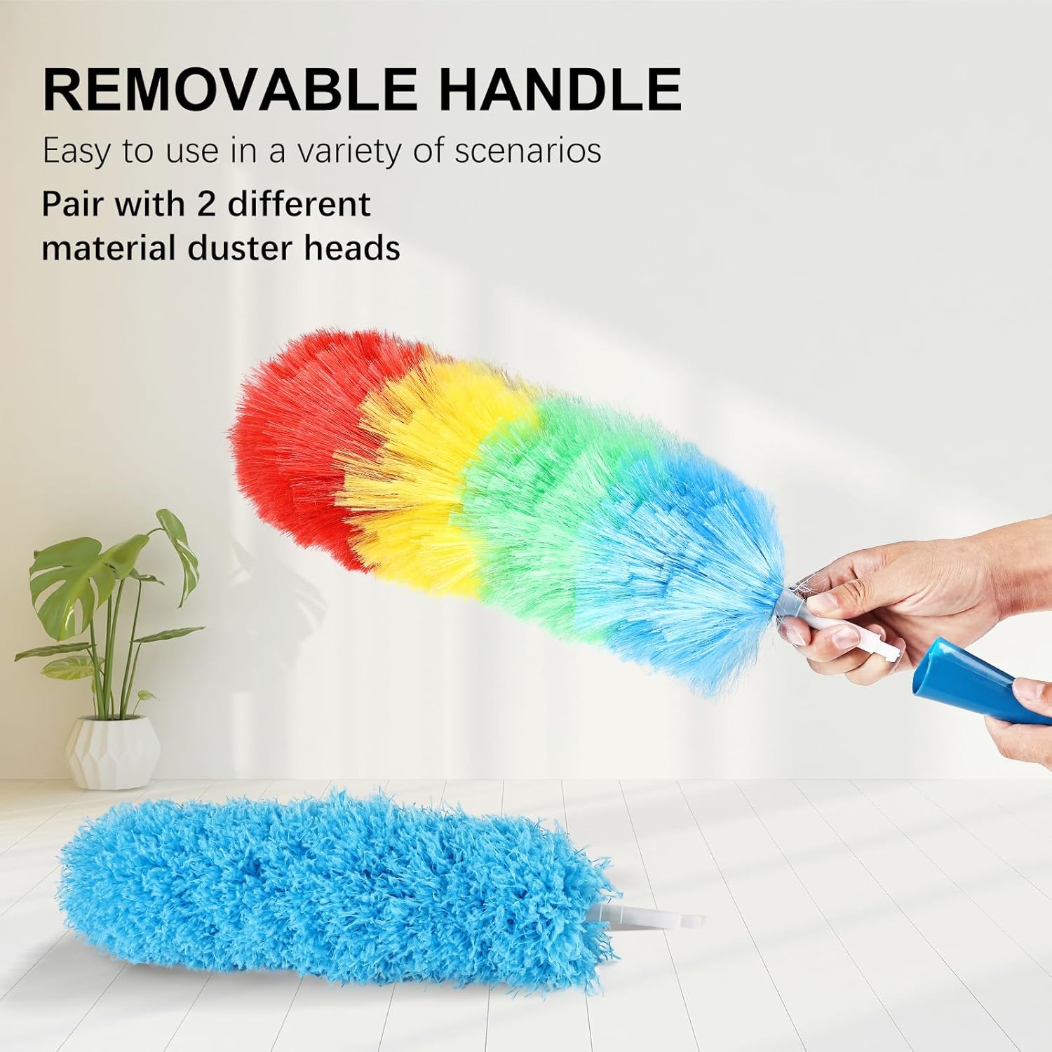 Rainbow Static Duster 24inch Reble Microfiber Electrostatic Dusters