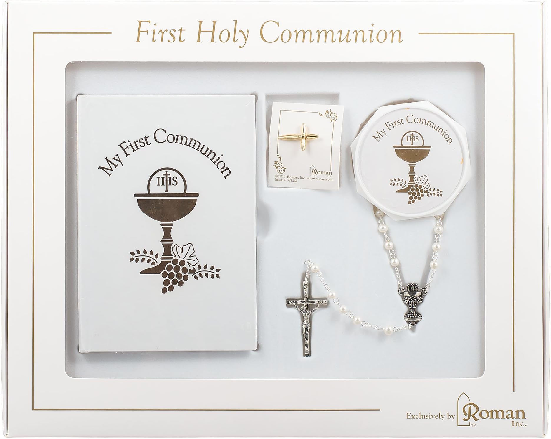 First Holy Communion Gift Set for Girl with Common Prayers B