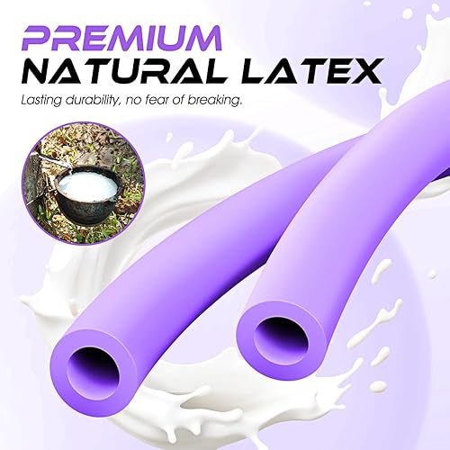 Miniatura 3 de Bandas de resistencia, banda de resistencia figura 8, bandas de ejercicio con asas para espalda, bandas de entrenamiento para brazos, hombros,