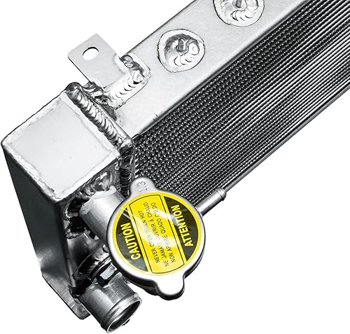 Miniatura 7 de Radiador de aluminio CU1193 para 1991-2001 Jeep Cherokee Comanche Wagoneer XJ 2.5 L4 4.0 L6 Radiador de gas 3 radiadores de núcleo de fila