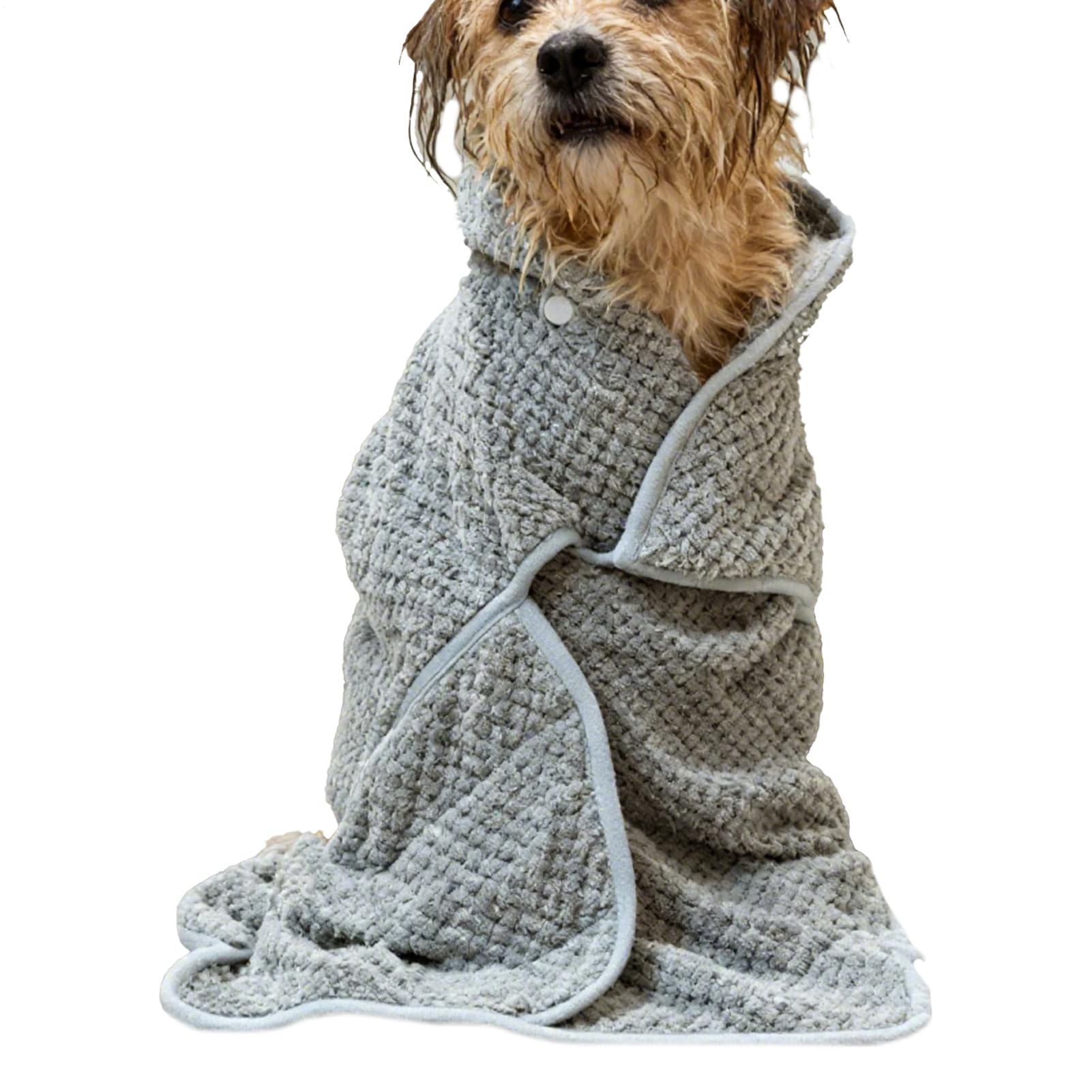 Peignoir de séchage pour chien et chat absorbant en microfibre pour le bain