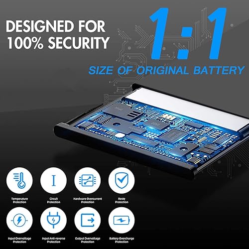 Miniatura 4 de Zurun - Batería de repuesto para iPhone 6S Plus A1634, A1687, A1699 (polímero de litio de alta capacidad, 2750 mAh) con kit de reparación de