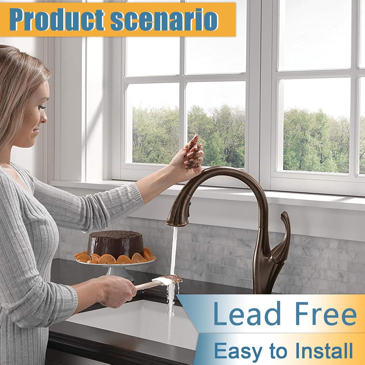 Brass Water Well Pressure Tank Tee Kit with 40/60psi Pressure Switch, Fitting for Diameters Up to 16'