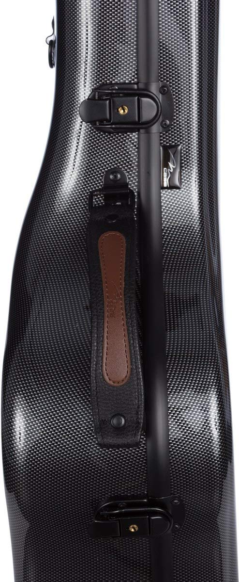 M-Case Façonné Etui pour Guitare Acoustique 41” - 4/4 Fiberglass Ultra Light Point Noir