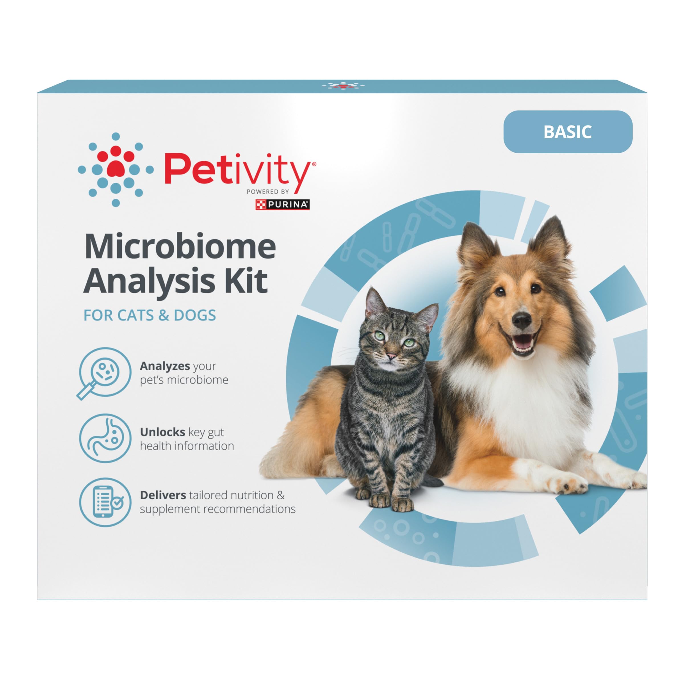 Petivity Microbiome Analysis Kit - Basic for Cats and Dogs