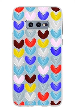 PrintiFy Samsung Galaxy S10e ile Uyumlu 1mm Slim Fit Water Color 1 Bask l   effaf K l f