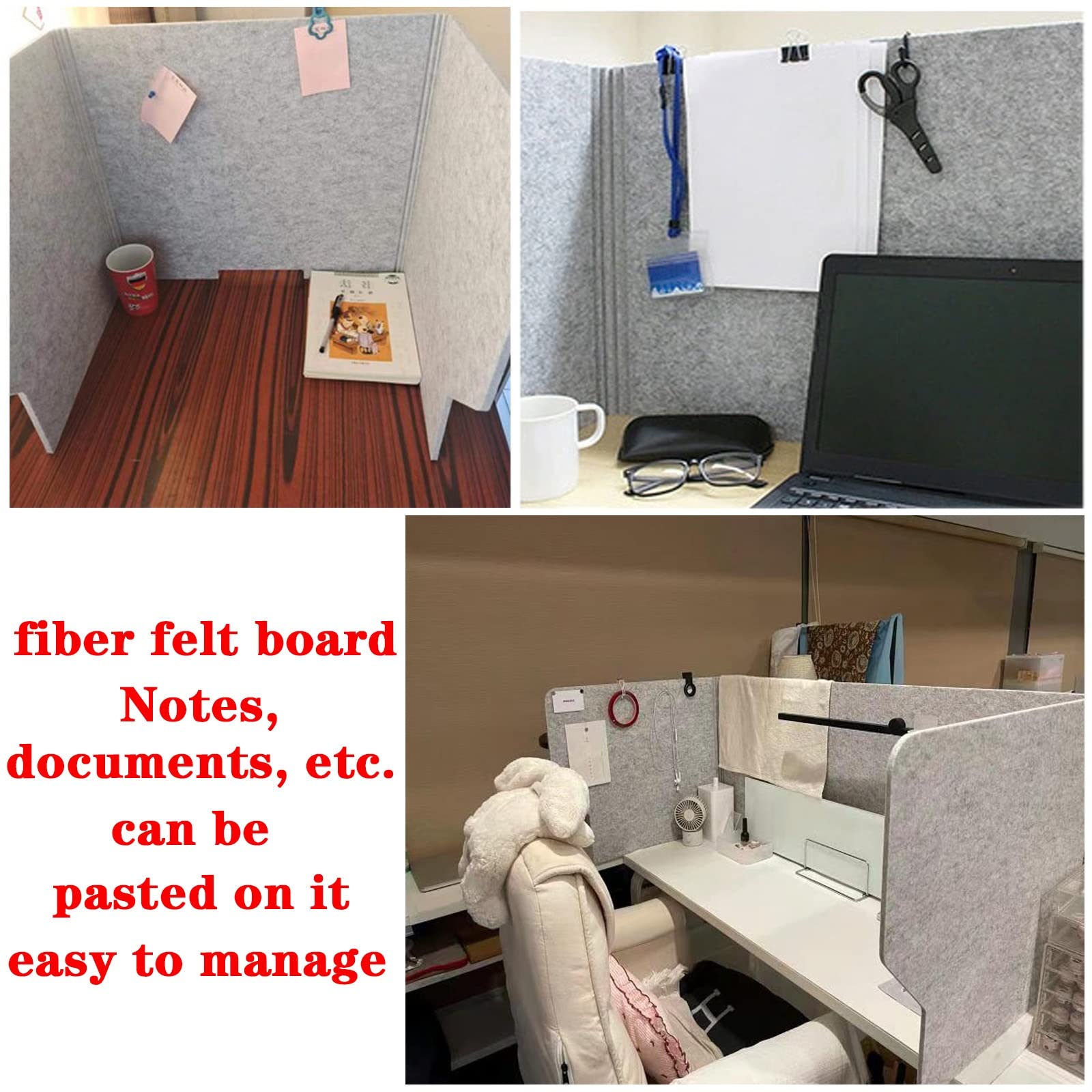 Scrivania per aula e laboratorio informatico Divisorio acustico portatile con divisorio da scrivania riduce il rumore e le distrazioni visive Design indipendente.