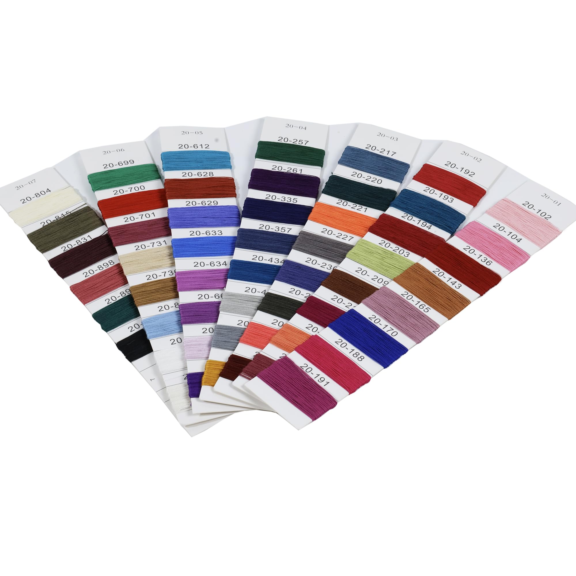 golo Crochet Thread Yarn Card 54 Colors Friendship Bracelet String Embroidery Floss Cross Stitch Embroidery Thread Cotton Floss Bracelet Yarn, Craft Floss — image 1