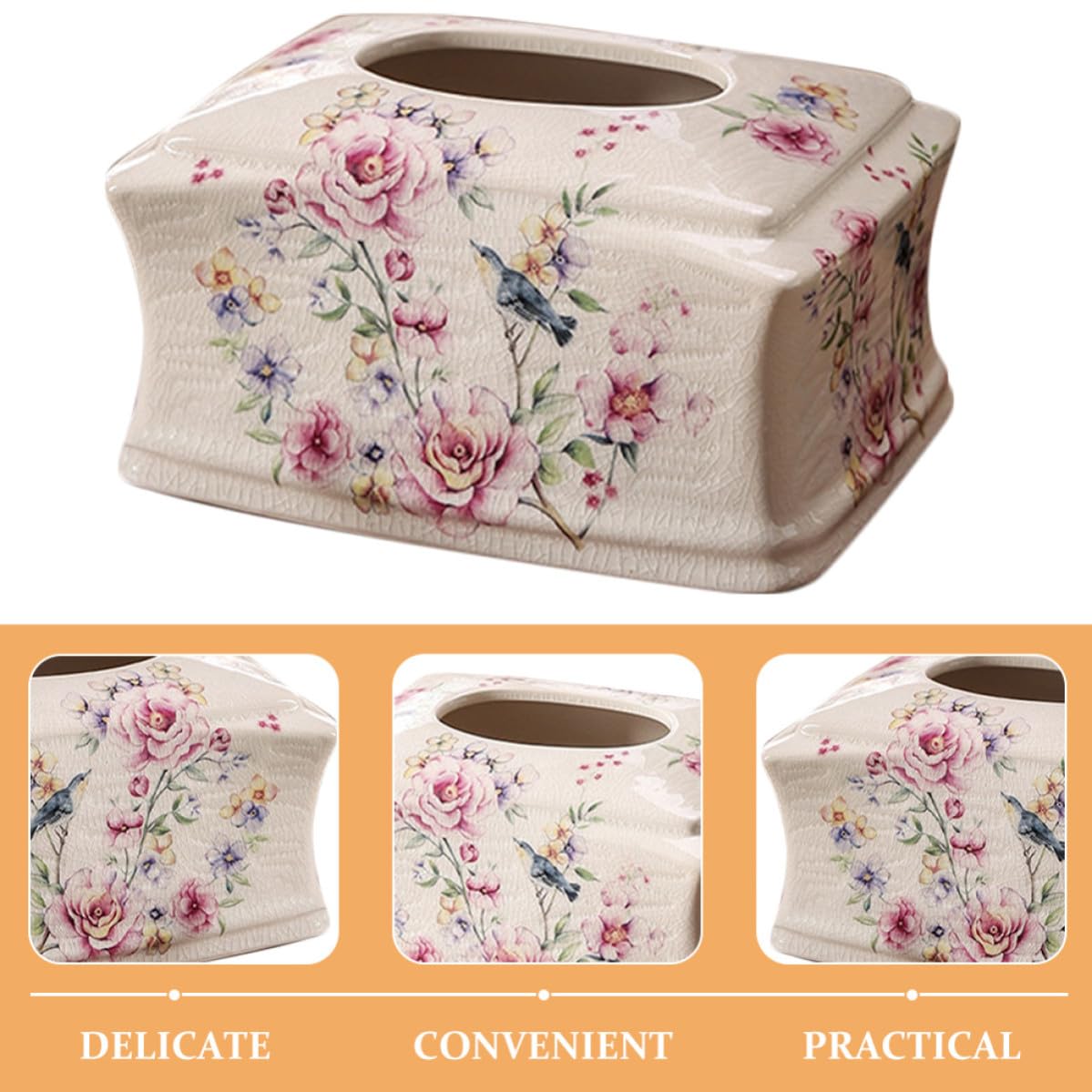 POPETPOP Porta Quotidiana Moderno o Ceramica in Europeo Tovaglioli Stile Resistente All'usura di Organizzatore per Tavolo da Pranzo o Ristorante
