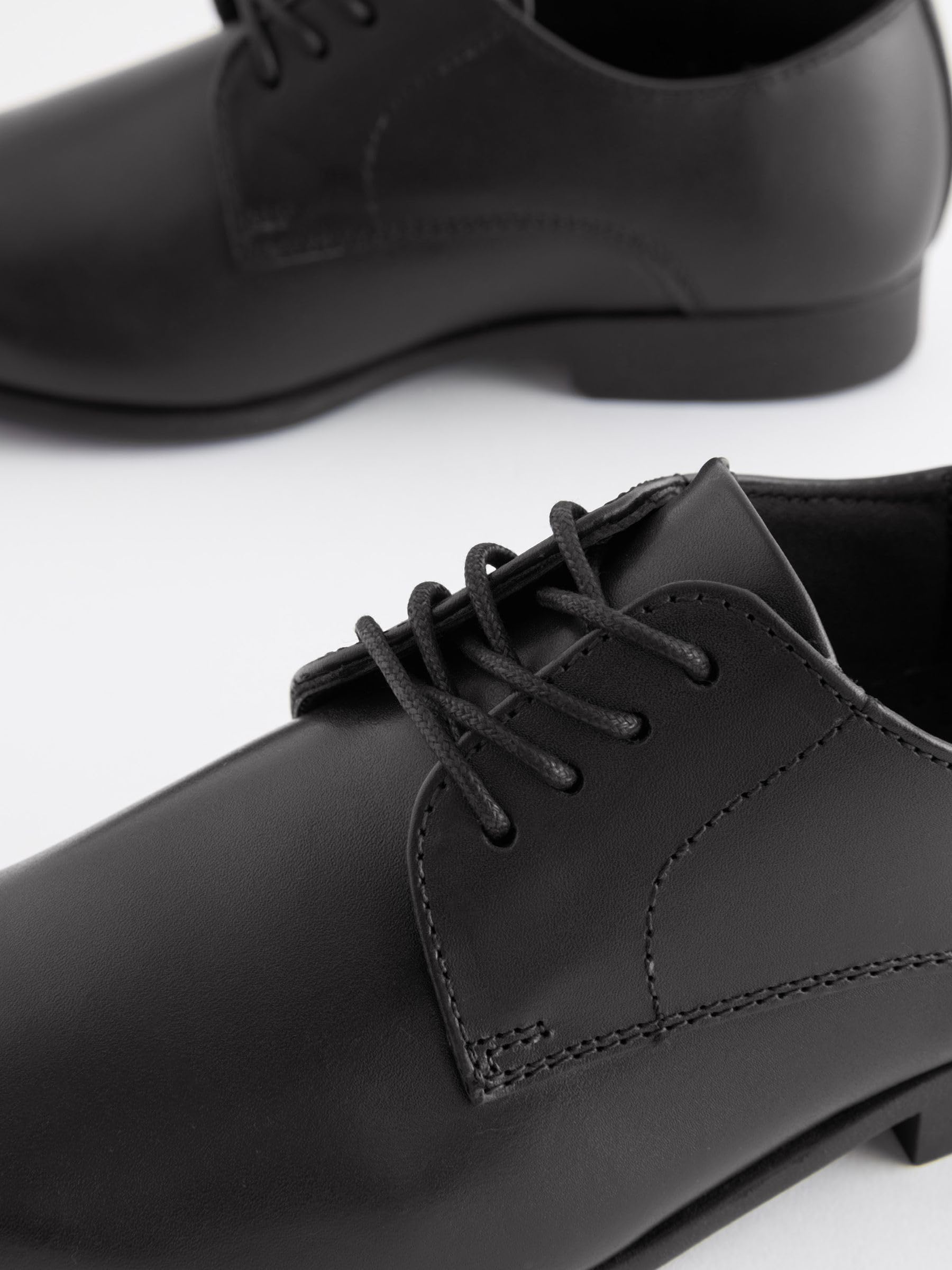 NEXT Garçon Chaussures à Lacets d’école en Cuir