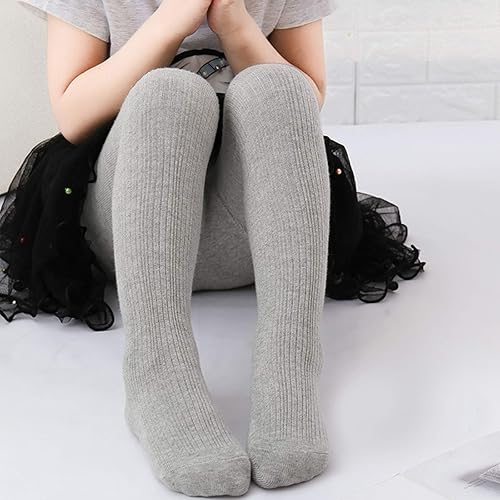 Miniatura 5 de American Trends Medias suaves para bebé, mallas de punto trenzado para bebés, medias de invierno para niñas recién nacidas, medias para niños