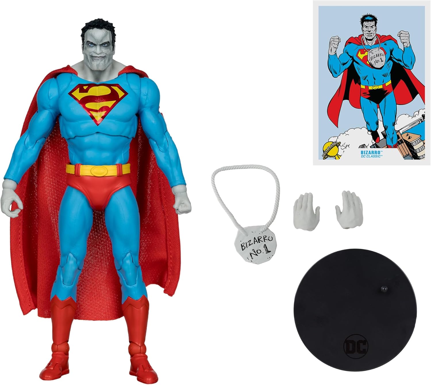 McFarlane DC Multiverse Bizzaro (DC Classic) Gold Label 7" Action Figure Toy