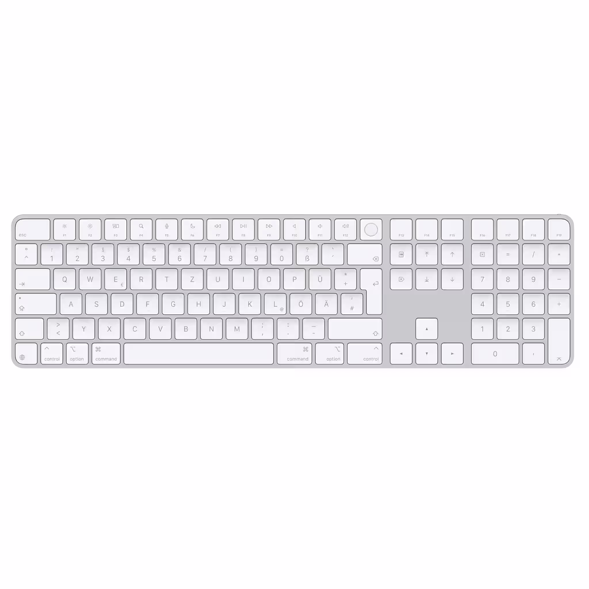 Apple Magic Keyboard Weiße Tasten ​​​​​​​ Deutsch