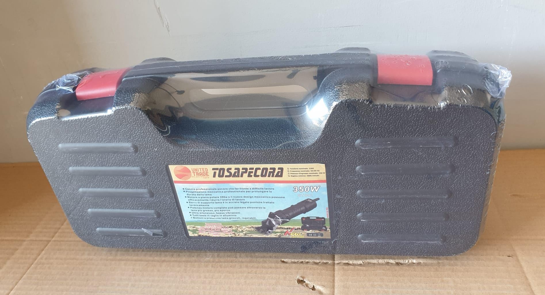UNITED TRADE Tosatrice Pecore Tosapecore per Ovini Professionale 350W con 6 Livelli di velocità