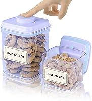 Vista 1 de Bop Top - Recipientes herméticos de almacenamiento de alimentos con tapa, paquete múltiple Juegos de recipientes de cocina Recipiente hermético