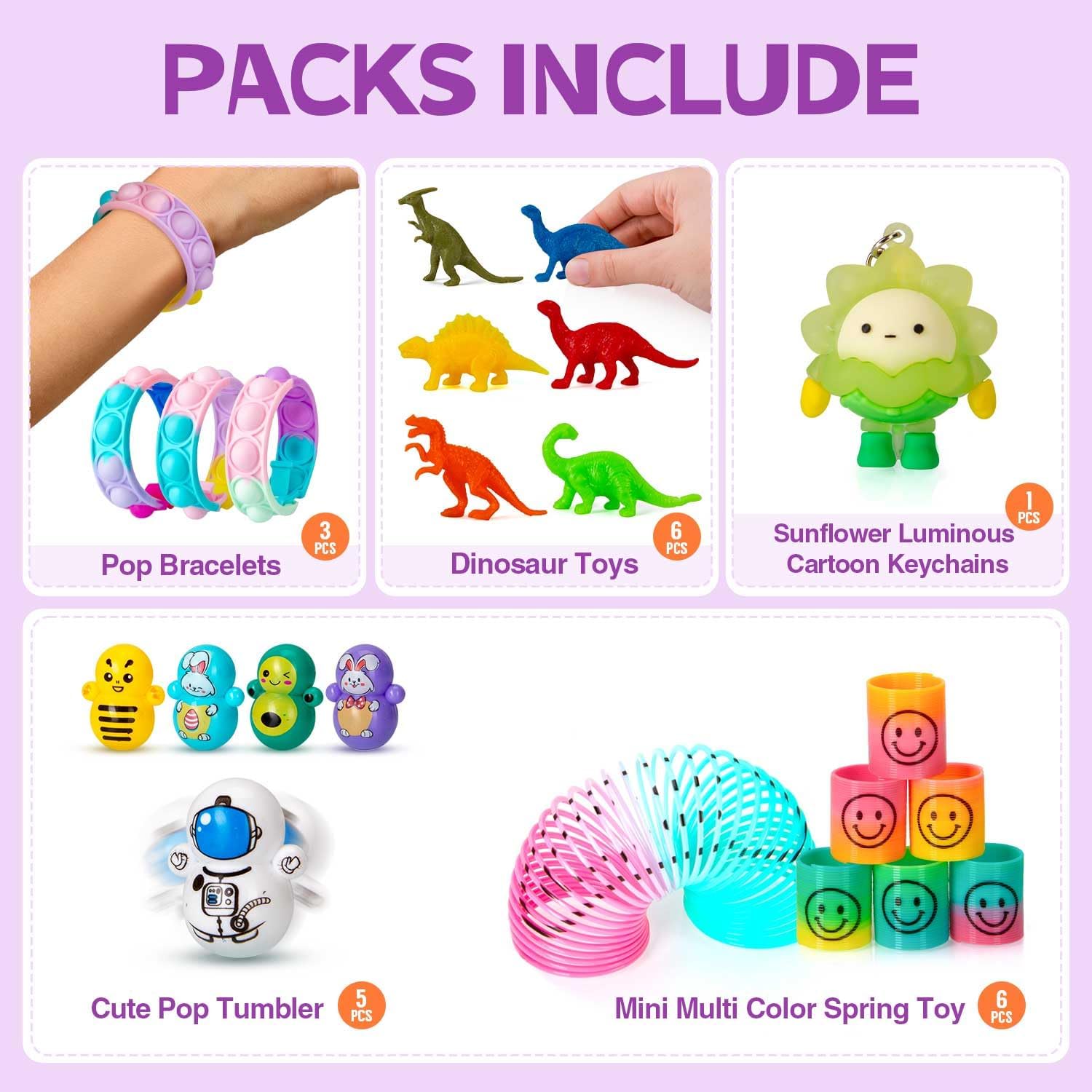 Party Favors for Kids 4-8,8-12,179 Pcs Goodie Bags Stuffers for Kids,Pinata Stuffers,Treasure Box Toys for Classroom,Pop It Fidget Toys,Fidget Toys Bulk,Carnival Prizes,Treasure Chest Prizes