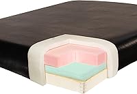 Vista 4 de Master Massage Mesa de masaje portátil Galaxy, color negro con tapa térmica