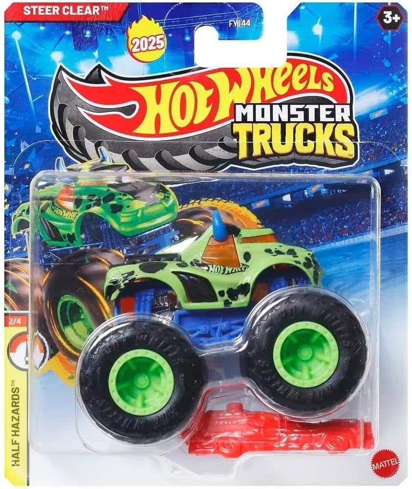 Hot Wheels FYJ44 Monster Trucks 1:64 Araba Steer Clear JCF11