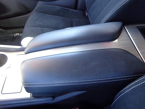 Miniatura 7 de Fabricado en Estados Unidos diseñado para Nissan Murano 2015-2024 Protector de cubierta de consola central de forro polar para reposabrazos