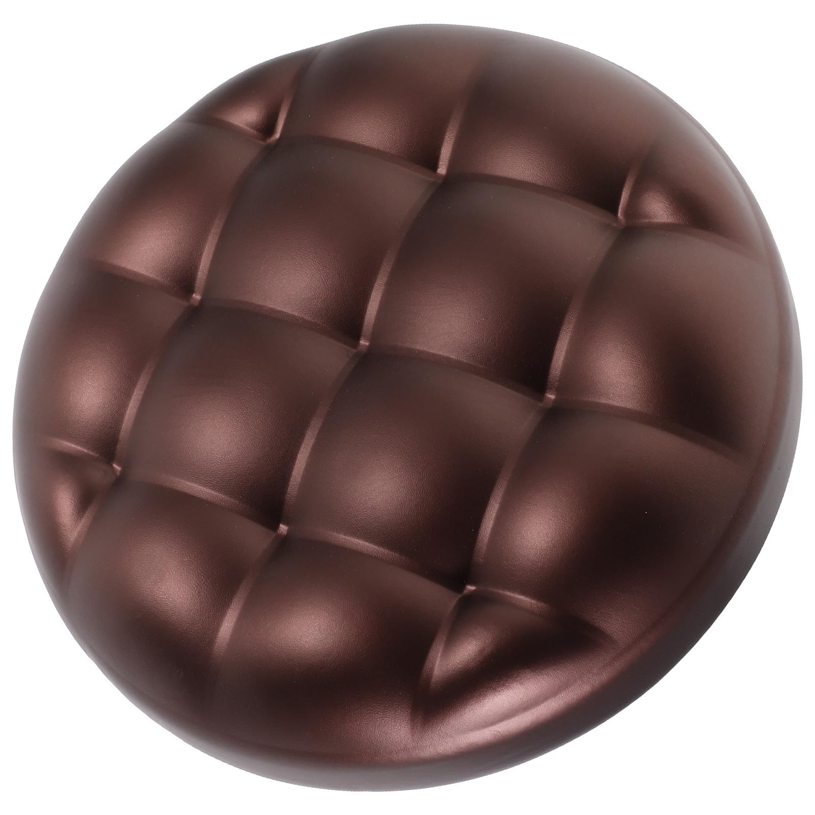Coussin de tabouret de bar rond PU 8x8 cm assise de remplacement imperméable Veemoon