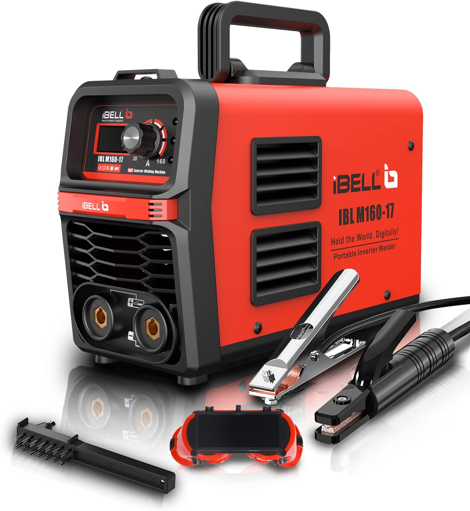 IBELL M160-17 Inverter ARC Compact Welding Machine (IGBT) 160A with Hot ...